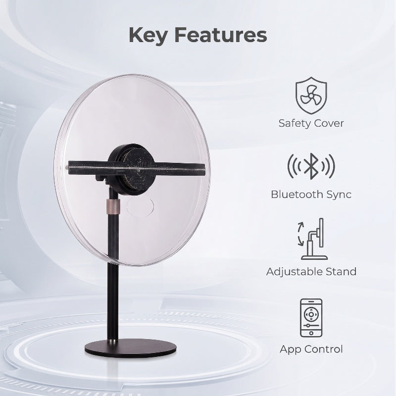 Wiilala 3D Hologram Fan 3D Circle App Hologram Advertising Display