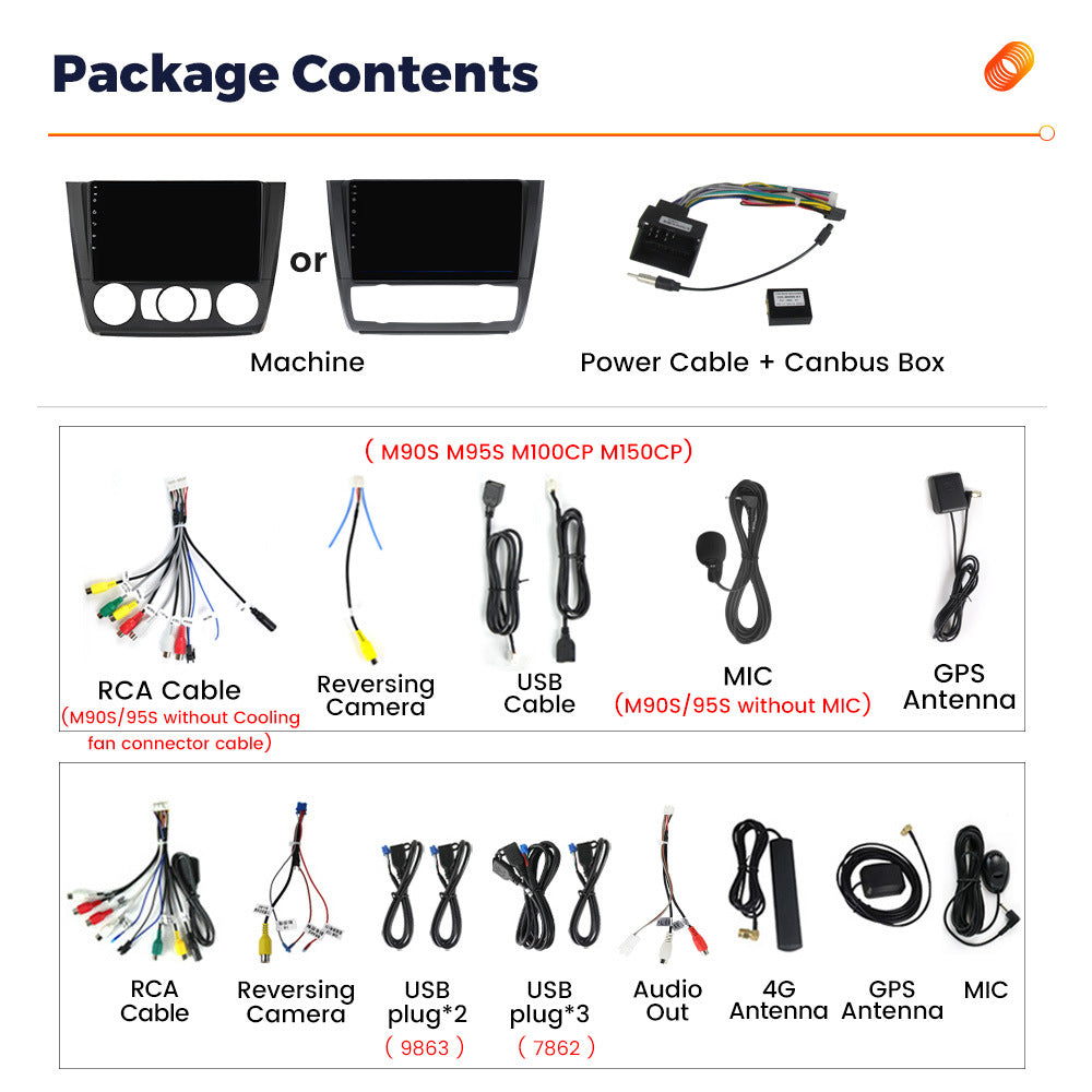 Large Screen Central Control Vehicle Navigation Radio