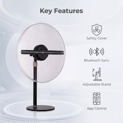 Wiilala 3D Hologram Fan 3D Circle App Hologram Advertising Display 