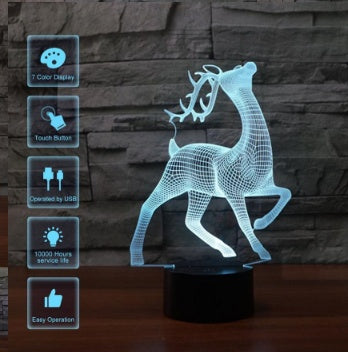 Touch Control LED Night Illusion Light
