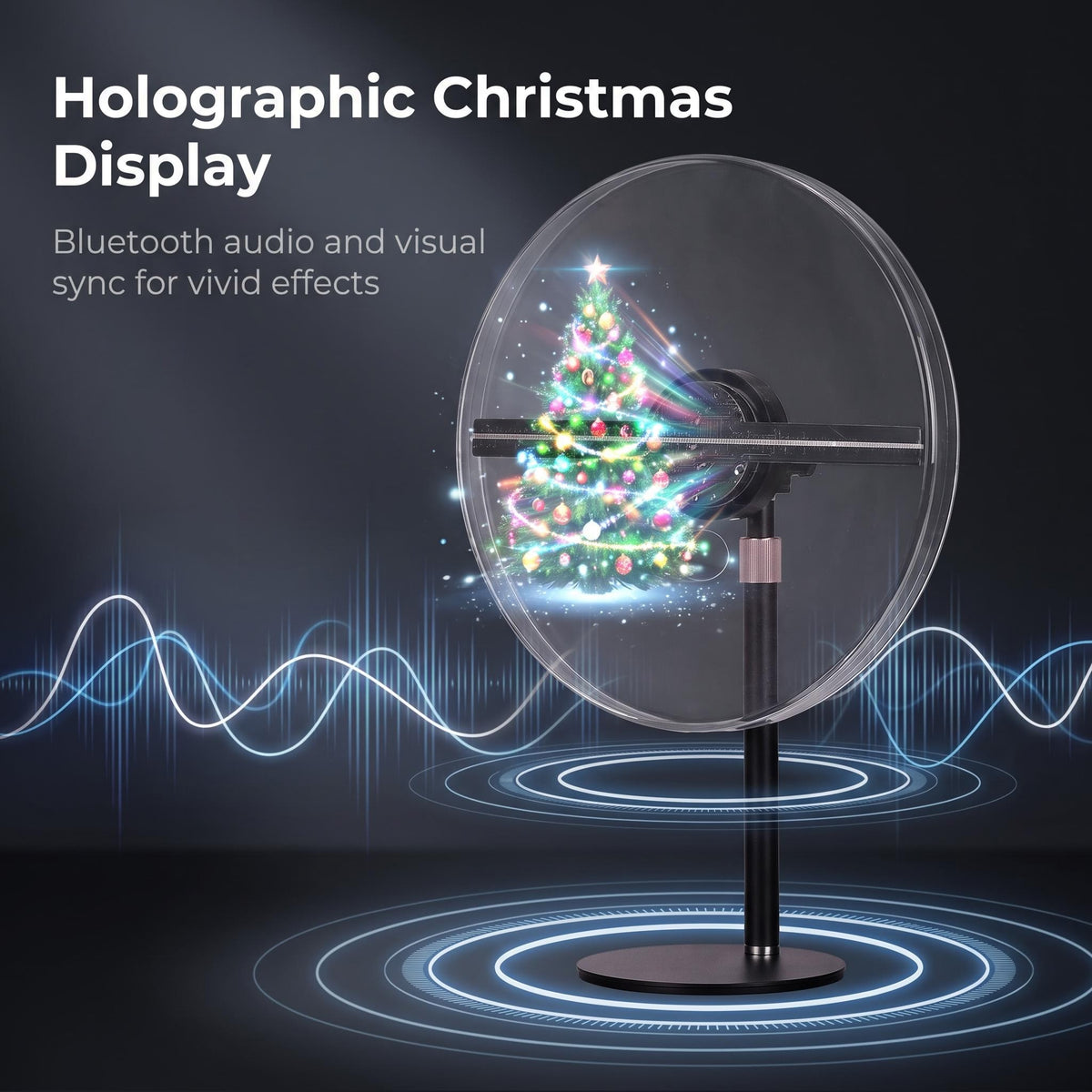 Wiilala 3D Hologram Fan 3D Circle App Hologram Advertising Display 