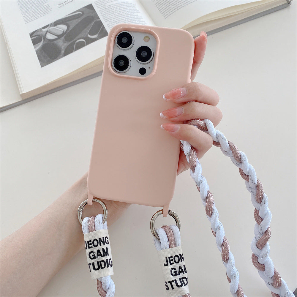 1b1f420c1647756b8a59086f3d1288dfBack Woven Cross-body Lanyard Backer-card Accessories Phone Case