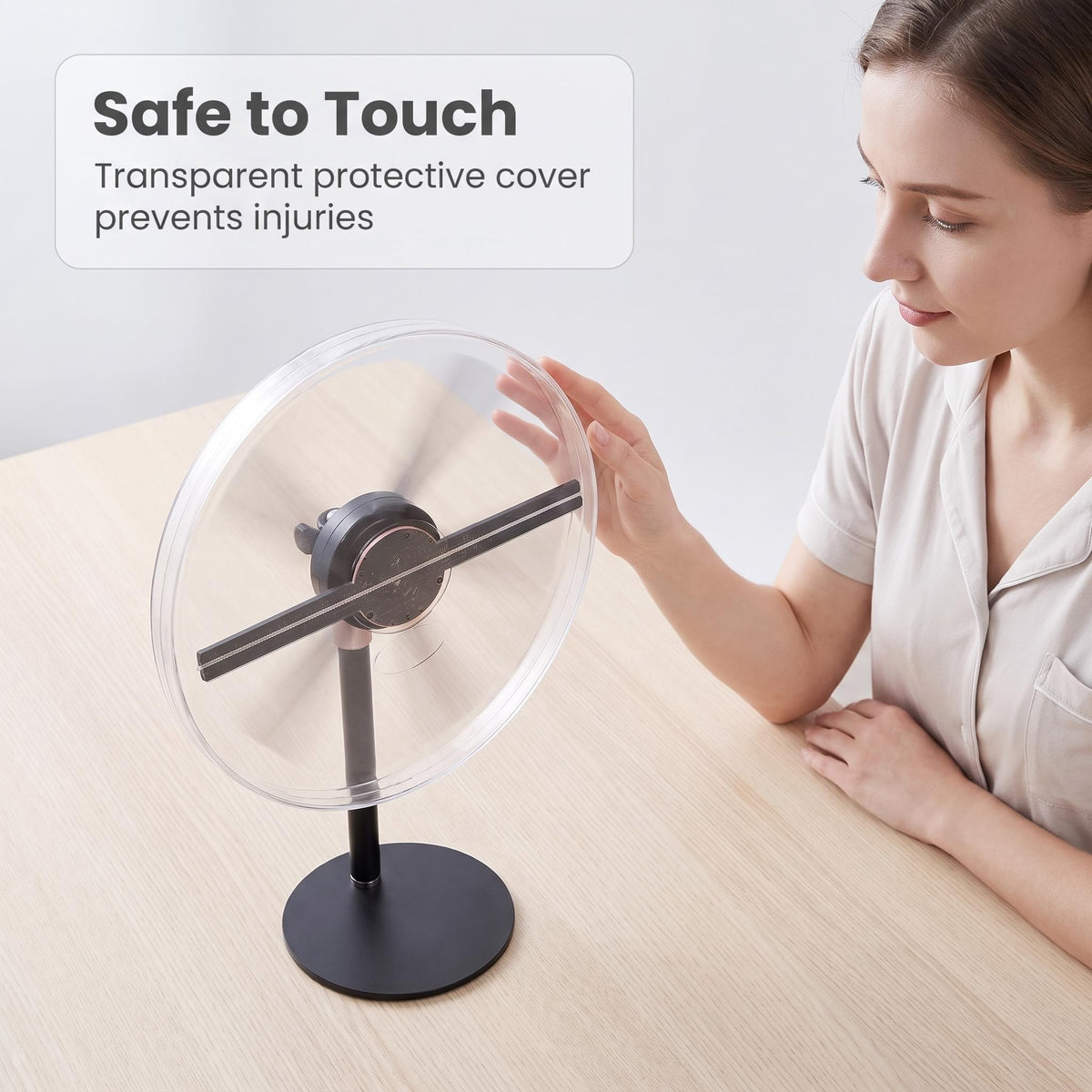 Wiilala 3D Hologram Fan 3D Circle App Hologram Advertising Display 