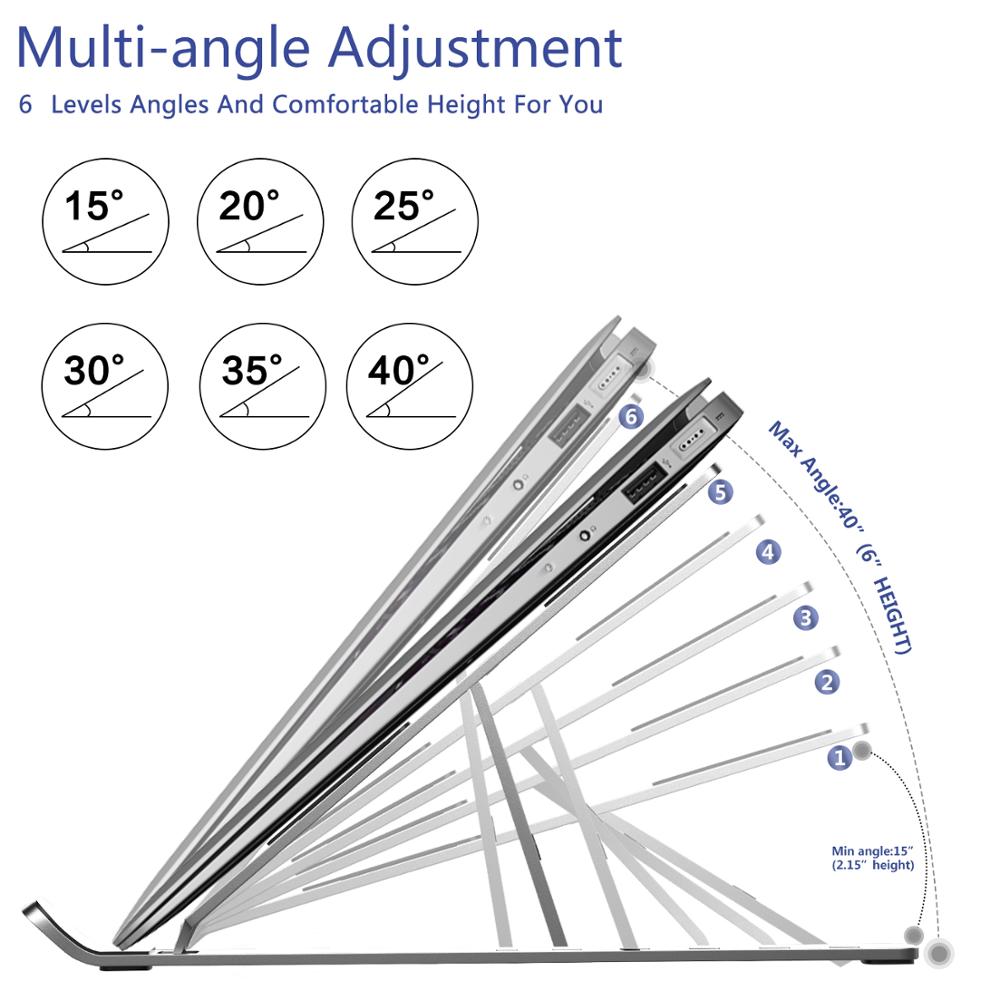 Foldable Laptop Stand Adjustable Notebook