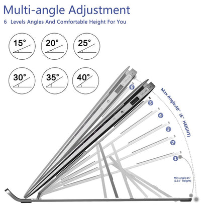 Foldable Laptop Stand Adjustable Notebook